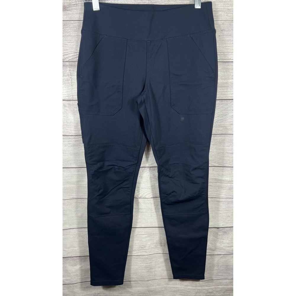 Carhartt Force Utility Leggings Navy Blue Fitted Work Pants Women S Double Knee
